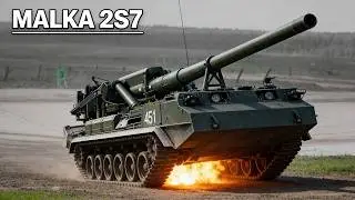 ☢️MALKA 2S7: ob&uacute;s autopropulsado 203 mm de la URSS - 203 mm self-propelled howitzer of the USSR☢️