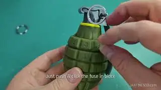 Assembling the Grenade Cryptex &mdash; configurable puzzle stash!