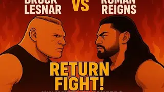 AI vs AI: Brock Lesnar vs Roman Reigns RETURN Fight! (Unlimited Finishers) | WWE 2K25 | WrestlersX”