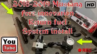 2018-2019 MUSTANG GT ПОЛНАЯ ИННОВАЦИОННАЯ ВОЗВРАТНАЯ ТОПЛИВНАЯ СИСТЕМА С 2 РЕГУЛЯТОРАМИ DI И PORT