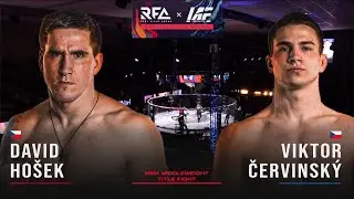 David Hošek VS Viktor Červinský | Full fight | RFA x IAF Special Title Night
