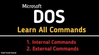 MS- DOS Commands Internal & External  ||