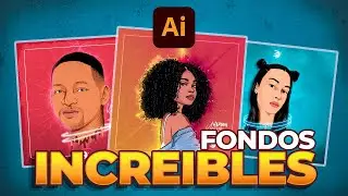 Crea Fondos INCREIBLES en Illustrator | Illustrator Tutorial (Mouse)