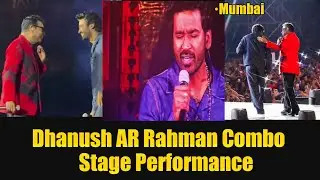 Dhanush Ar Rahman Singing Music Concert ar Mumbai | TT News