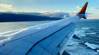[4K] &ndash; Awesome Reverse Flow Maui Landing &ndash; Southwest &ndash; Boeing 737-8 Max &ndash; N8748Q &ndash; SCS Ep. 805