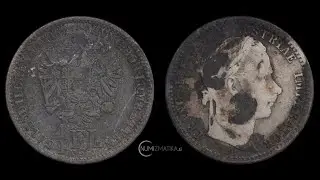 1862 Austria 1/4 Florin &ndash; Franz Joseph I