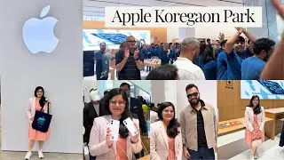 Торжественное открытие первого магазина Apple Store в Пуне: полный тур по магазину | Apple Korega...