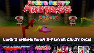 Luigi's Engine Room 8-Player Crazy Dice! - Mario Party Madness | ShellshockPrime