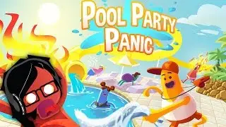 Pool Party Panic #Gameplay - EVERYBODY IS BURNING