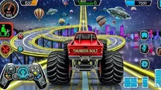 Extreme Monster Truck Stunt Game | Crazy Jumps & Destruction 🚛💥