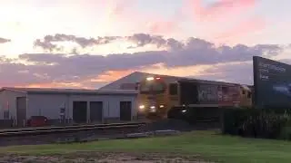 DL 9538 with M30P passing Te kowhai east road crossing NIMT