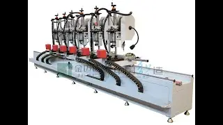 JMD Window Machine- Multi head drilling machine for making aluminium door window