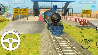 Indian Vehicle Simulator Game - New Train 🚂 Drive Village Offroad - Android Gameplay 🚦🚧