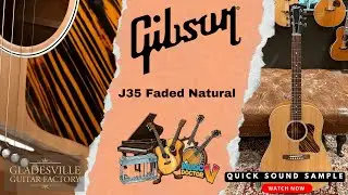 Gibson J35 Faded Natural - Demo by Michael Varecka - Gladesville Guitar Factory