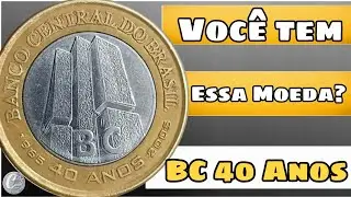 COMPRO ESSA MOEDA DE 1 REAL BC 40 ANOS | VOC&Ecirc; TEM?  PAGO &Agrave; VISTA!!!!