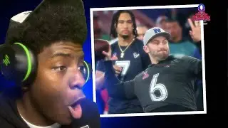 CJ VS. BAKER! Precision Passing: Pro Bowl Skills Showdown REACTION!