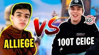ALLIEGE VS 100T CEICE en CREATIVO😱 1vs1🔥 | &iquest;PGOD LE GANA? xd