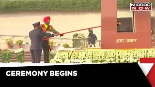 Ceremony For Merging Amar Jawan Jyoti With National War Memorial