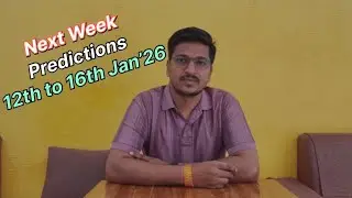 Next Week Market View (12&ndash;16 Jan 2026) | Nifty BankNifty Analysis
