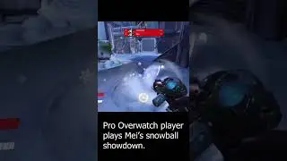 Pro Overwatch player plays Mei's snowball showdown😱#shorts #overwatch