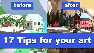 Improve your lowpoly artwork [Feedback]