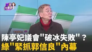 陳亭妃大和解觸礁? 閉門拿出3點協議...掀派系不合?立委補選郭信良將參戰? 陳亭妃掛保證