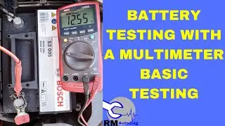 How to test a car battery with a basic multimeter