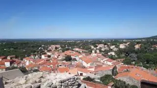 Panorama vue depuis le Ch&acirc;teau de Laroque-des-Alb&egrave;res