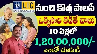 LIC Nav Jeevan Shree Plan 911 Explained in Telugu | Single Premium Policy Full Details | SumanTV