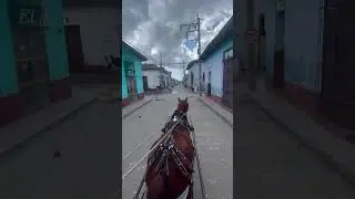 Horse Taxi Ride Through Vibrant Trinidad 🇨🇺