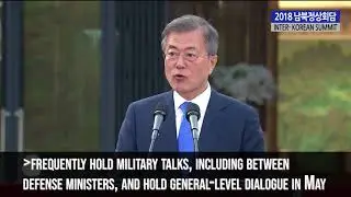 Summary of Panmunjom Declaration