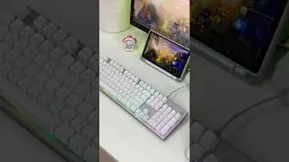 L&agrave;m văn ph&ograve;ng v&agrave; chơi game thoải m&aacute;i nha ae 🏆 #keyboard #banphimgiaco #gamingear