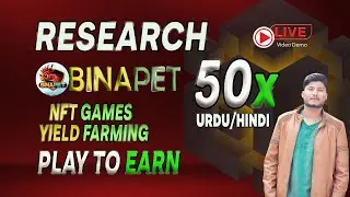 BINAPET COIN (50x TO 100x?) | NFT+YIELD FARM Gaming Project | URDU/HINDI