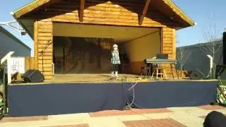 Marion Shelby Singing Blue at the Vermontville Maple Syrup Festival. Winning Performance