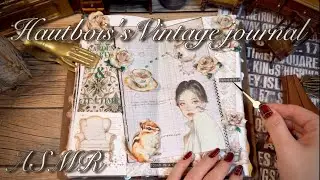 ASMR 🎙️🎧 🐿️즤와 함께 🌳가든파티와 🍵🫖티타임💚 Tea Time #다꾸asmr #빈티지다꾸 #scrapbooking ㆍ