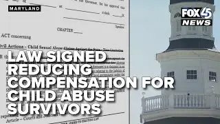 Governor Wes Moore signs law reducing compensation for child abuse survivors in Maryland