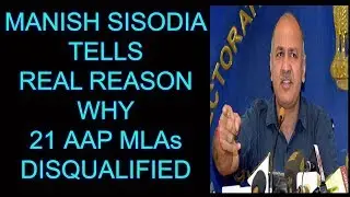 Manish Sisodia Exposed Media BJP on 21 MLAs Disqualification | AAP Vs Biased Media
