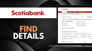 Как найти данные своего банковского счета в онлайн-банке Scotiabank