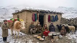 Surviving Afghanistan&rsquo;s Coldest Mountain Village | Winter Cooking & Daily Life
