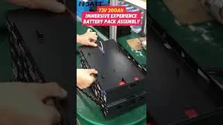 Immersive Experience of 72V 120Ah Lithium Battery Production#machine #factory #shorts