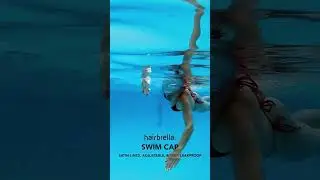 Hairbrella Swim Cap 🏊&zwj;♀️ #swimcap #swim #satinlined  #adjustable #leakproof #shorts #viral