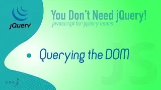 Select DOM element with plain/vanilla javascript [How To]