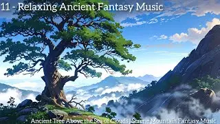 🌳🍃Ancient Tree Above the Sea of Clouds | Serene Mountain Fantasy Music
