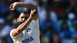 Shami seam and swing bowling 