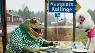 Bo Einarsson bjuder ut sin fru Dolores p&aring; middag 