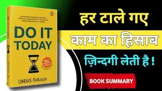 Do it Today Book Summary in Hindi | Key Lessons, Ideas & Motivation | Book Stack