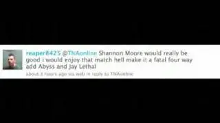 Who Should Face TNA World Champion RVD - TNA Post-Show Tweets