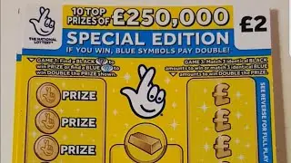 😋&pound;2 yellow scratch cards😋