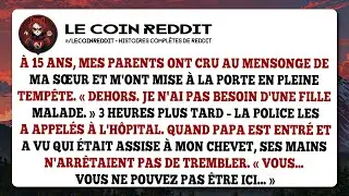 À 15 ans, mes parents ont cru au mensonge de ma sœur et m'ont mise à la porte en pleine tempête...