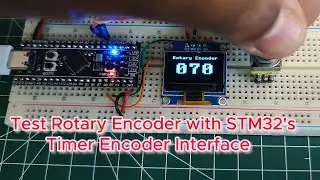 Rotary Encoder with STM32's Timer Encoder Interface #arduinoproject  #arduino #electronicproject